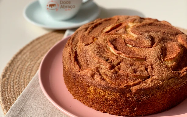 Bolo de Maçã com Canela